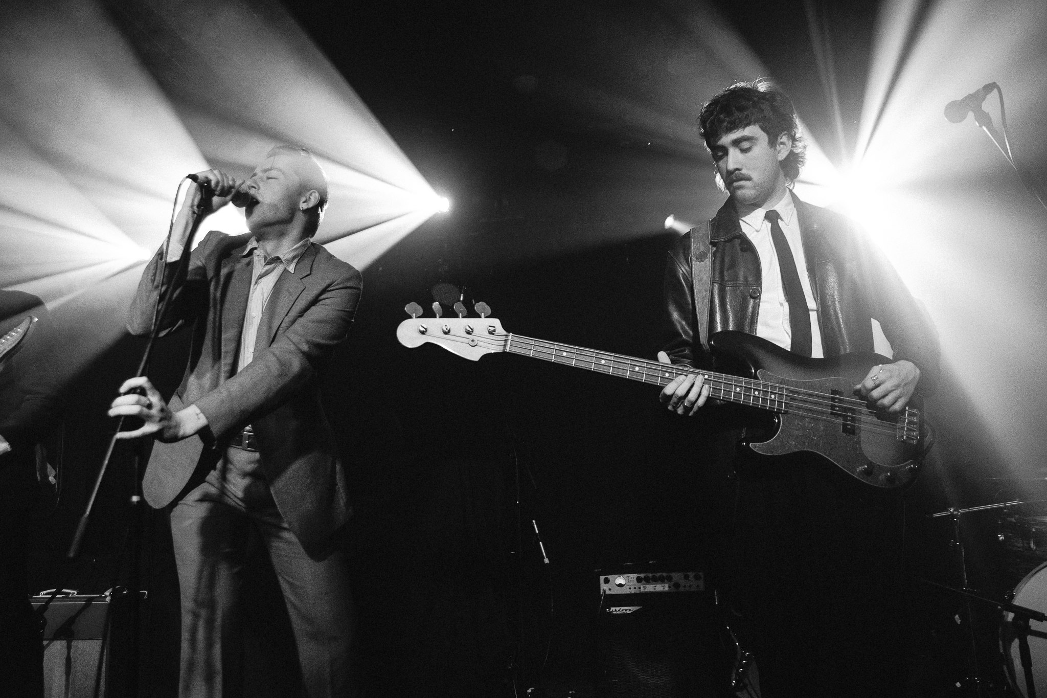 Document’s front man Alex Evans and bassist Max Grindle. Photo by Indy Brewer.